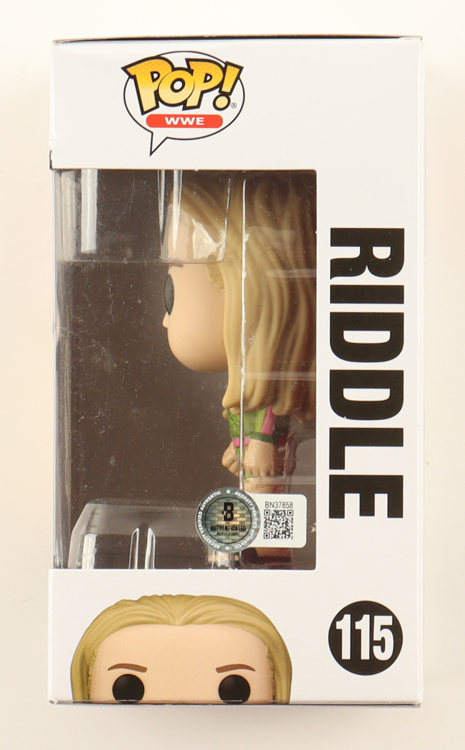 Matt Riddle Signed "WWE" #115 Funko Pop! (Beckett) at PristineAuction.com Matt Riddle Signed "WWE" #115 Funko Pop! (Beckett) at PristineAuction.com