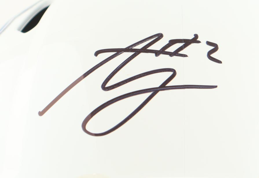 Ashton Jeanty Signed Boise State Broncos Full-Size Speed Helmet (Beckett) at PristineAuction.com Ashton Jeanty Signed Boise State Broncos Full-Size Speed Helmet (Beckett) at PristineAuction.com