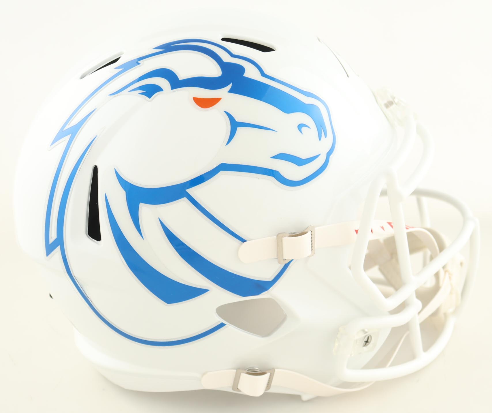 Ashton Jeanty Signed Boise State Broncos Full-Size Speed Helmet (Beckett) at PristineAuction.com Ashton Jeanty Signed Boise State Broncos Full-Size Speed Helmet (Beckett) at PristineAuction.com