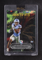 Omarion Hampton 2024 Wild Card Haunted Hits Monster Hunt Green Crystal Scarecrow #HHSOH #1/2 RC at PristineAuction.com