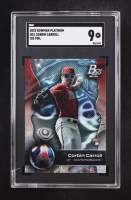 Corbin Carroll 2023 Bowman Platinum Ice Foil #31 RC (SGC 9) at PristineAuction.com