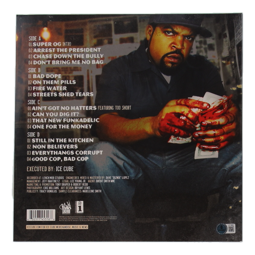 Ice Cube Signed "Everythangs Corrupt" Vinyl Record Album (Beckett) at PristineAuction.com Ice Cube Signed "Everythangs Corrupt" Vinyl Record Album (Beckett) at PristineAuction.com