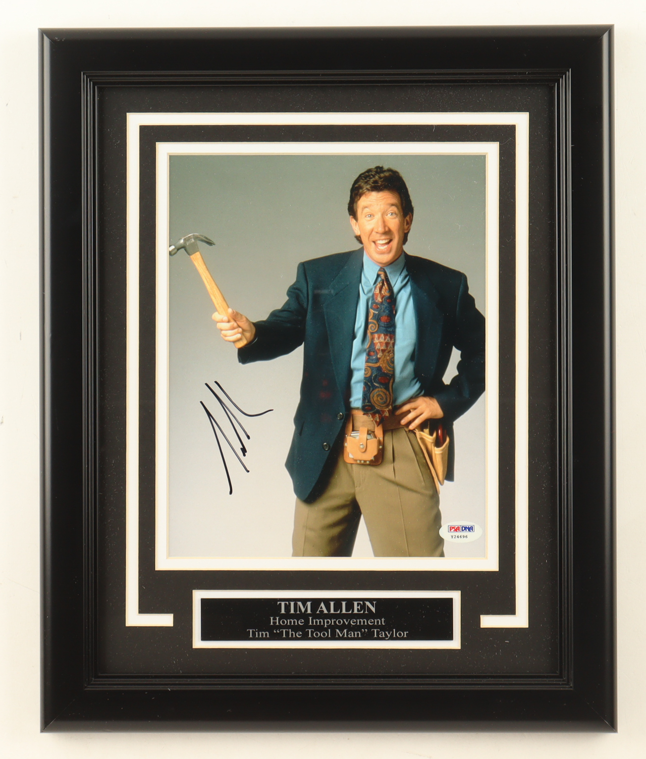 Tim Allen Signed "Home Improvement" Custom Framed Photo Display (PSA) at PristineAuction.com Tim Allen Signed "Home Improvement" Custom Framed Photo Display (PSA) at PristineAuction.com