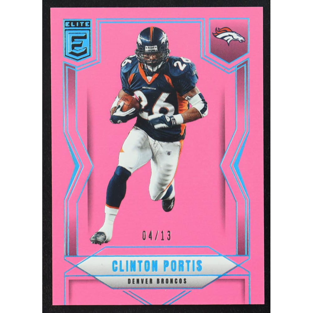 Clinton Portis 2025 Elite FOTL Pink #91 #4/13 at PristineAuction.com