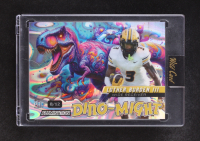 Luther Burden III 2024 Wild Alumination Card Dino-Might Purple Lava T-Rex #DMTRX1LB #8/12 RC at PristineAuction.com