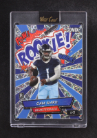 Cam Ward 2025 Wild Card Alumination Comix Rookie & Legend Blue/Dark Blue Boxes #ACRRBCW #1/2 RC at PristineAuction.com