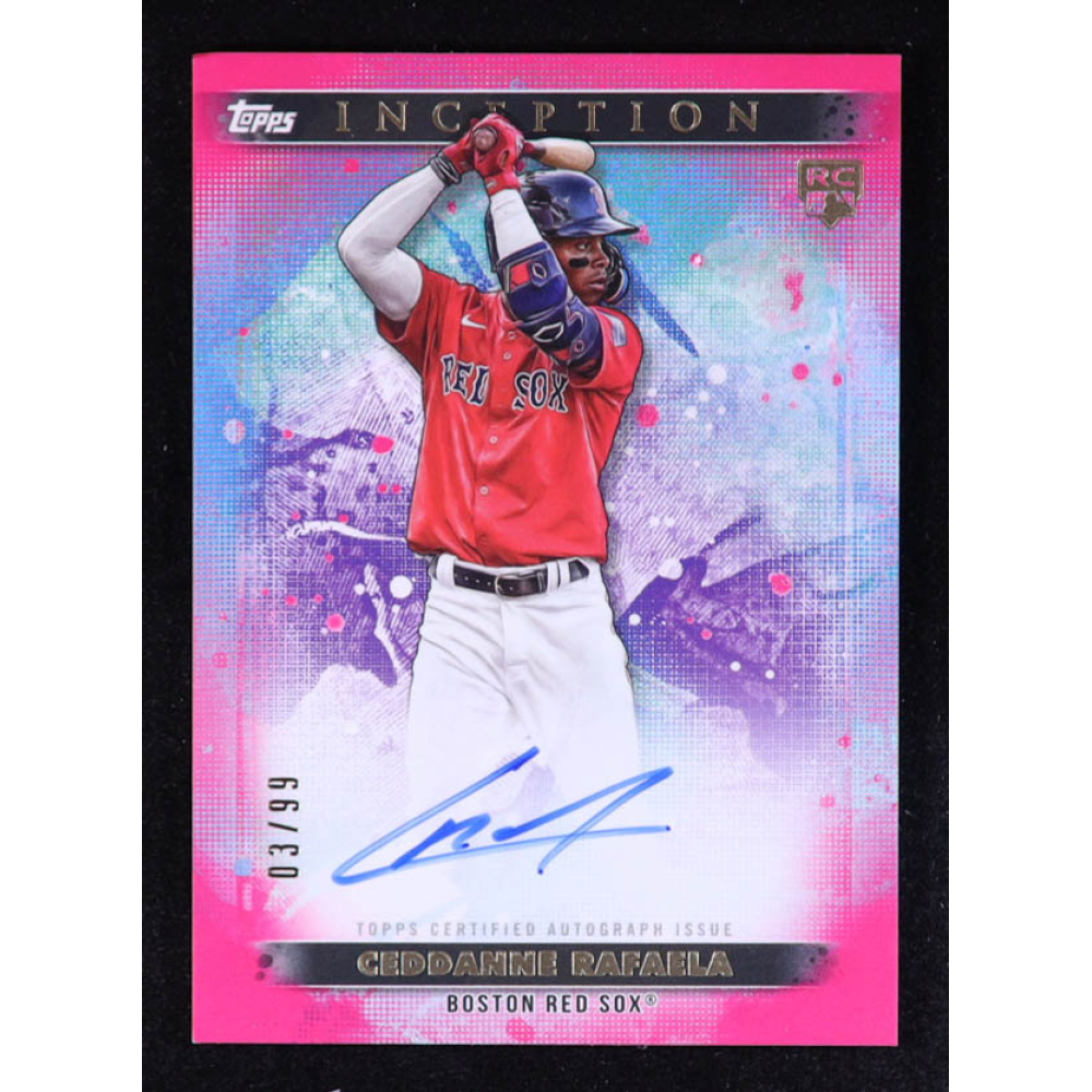 Ceddanne Rafaela 2024 Topps Inception Rookie and Emerging Stars Autographs Magenta #BRESCRA #03/99 RC at PristineAuction.com