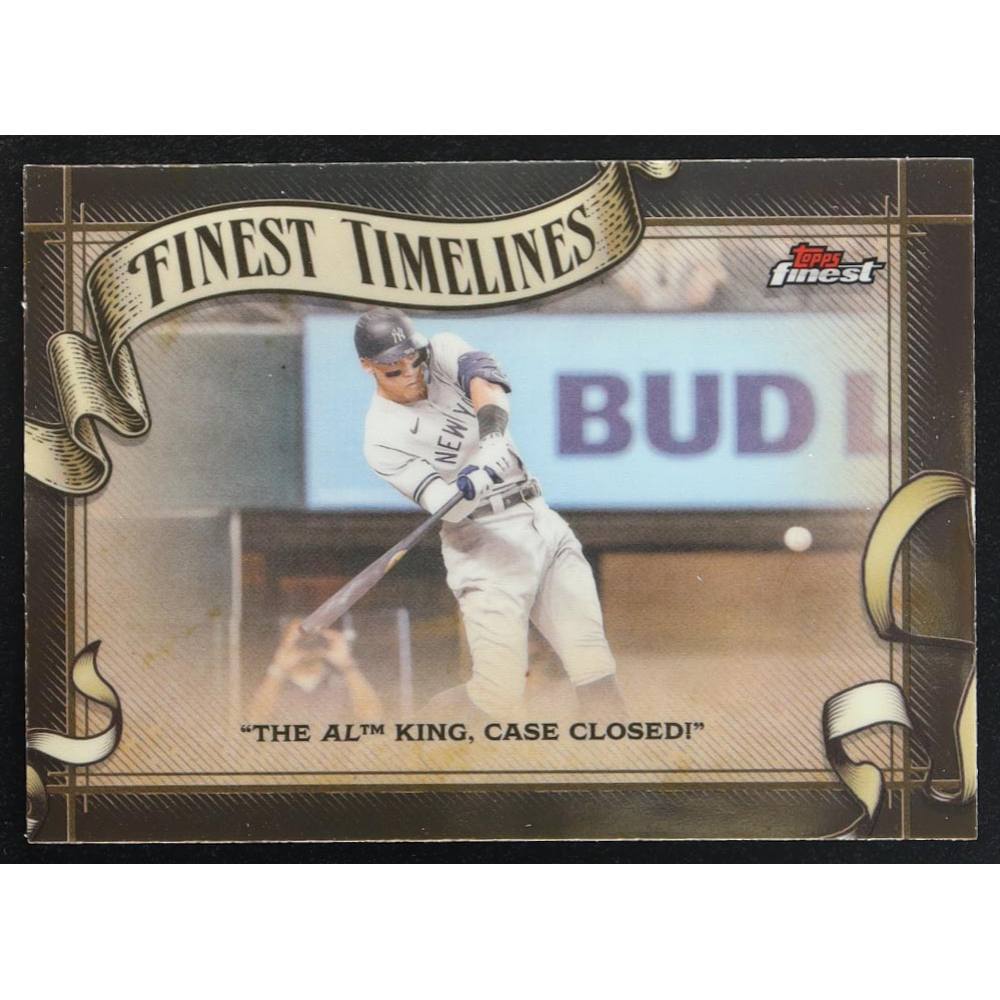 Aaron Judge 2025 Topps Finest Timelines #FT11 at PristineAuction.com