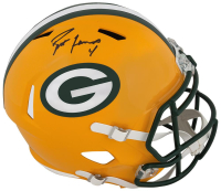 Brett Favre Signed Packers Full-Size Speed Helmet (Favre & Schwartz) at PristineAuction.com