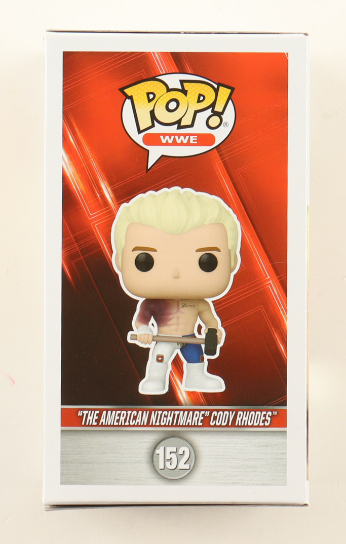 Cody 'The American Nightmare' Rhodes Signed "WWE" #152 Funko Pop! Vinyl Figure (PSA) at PristineAuction.com Cody 'The American Nightmare' Rhodes Signed "WWE" #152 Funko Pop! Vinyl Figure (PSA) at PristineAuction.com