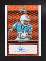 Tyreek Hill 2024 Leaf Metal Collective Leaf Autographs Orange Shimmer #LATH2 #1/10 at PristineAuction.com