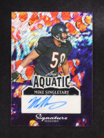 Mike Singletary 2025 Leaf Optichrome Aquatic Autographs Shimmer Clownfish #AMS2 #1/1 at PristineAuction.com