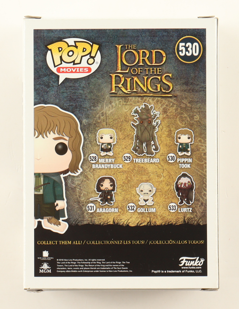 Billy Boyd Signed "The Lord of the Rings" #530 Pippin Took Funko Pop! Vinyl Figure (Beckett) at PristineAuction.com Billy Boyd Signed "The Lord of the Rings" #530 Pippin Took Funko Pop! Vinyl Figure (Beckett) at PristineAuction.com