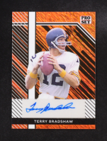 Terry Bradshaw 2024 Leaf Collective Pro Set Autographs Orange Shimmer #PSATB1 #4/8 at PristineAuction.com