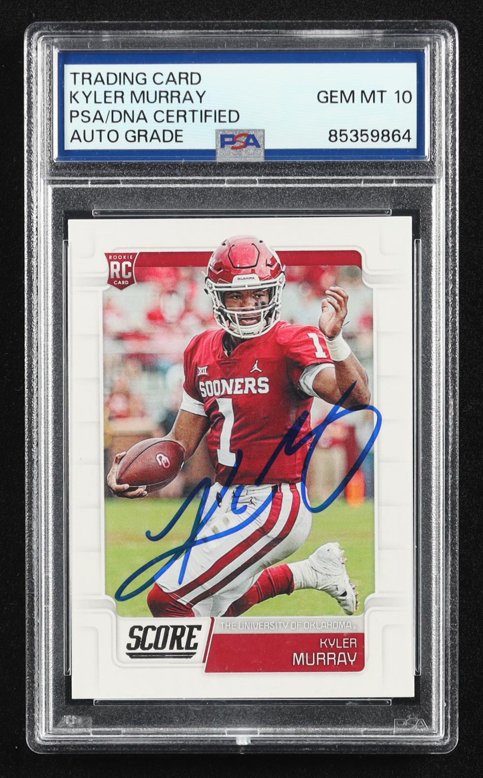 Kyler Murray Signed 2019 Score #384 RC (PSA | Auto 10) at PristineAuction.com Kyler Murray Signed 2019 Score #384 RC (PSA | Auto 10) at PristineAuction.com