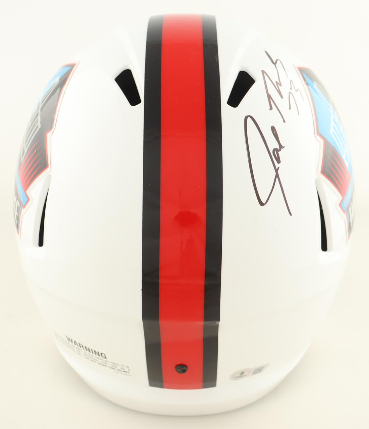 Joe Thomas Signed Hall of Fame Logo Full-Size Speed Helmet (Beckett) at PristineAuction.com Joe Thomas Signed Hall of Fame Logo Full-Size Speed Helmet (Beckett) at PristineAuction.com