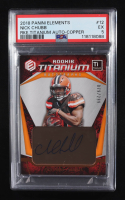 Nick Chubb 2018 Panini Elements Rookie Titanium Autographs Copper #12 RC #079/299 (PSA 5) at PristineAuction.com