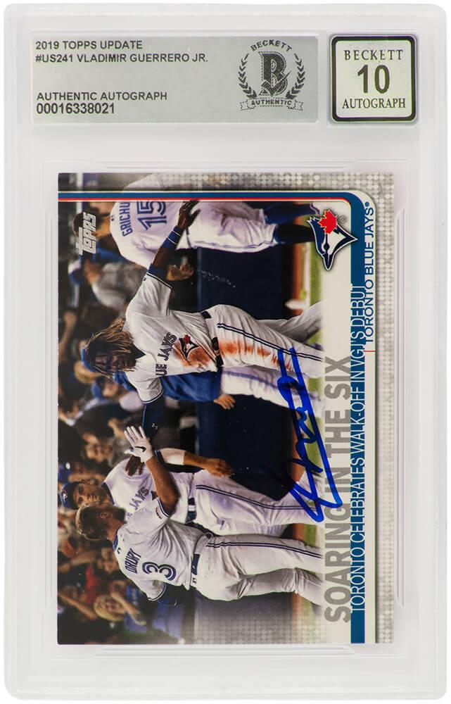 Vladimir Guerrero Jr. Signed 2019 Topps Update #US241 RC (BGS | Auto 10) at PristineAuction.com Vladimir Guerrero Jr. Signed 2019 Topps Update #US241 RC (BGS | Auto 10) at PristineAuction.com