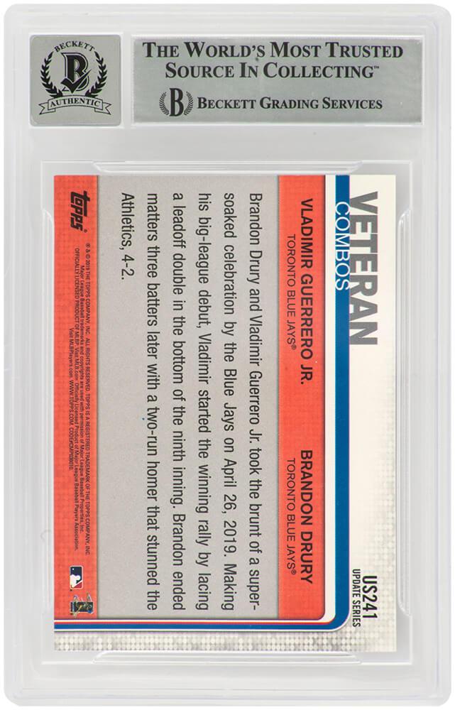 Vladimir Guerrero Jr. Signed 2019 Topps Update #US241 RC (BGS | Auto 10) at PristineAuction.com Vladimir Guerrero Jr. Signed 2019 Topps Update #US241 RC (BGS | Auto 10) at PristineAuction.com