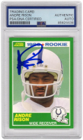 Andre Rison Signed 1989 Score #272 RC (PSA) at PristineAuction.com