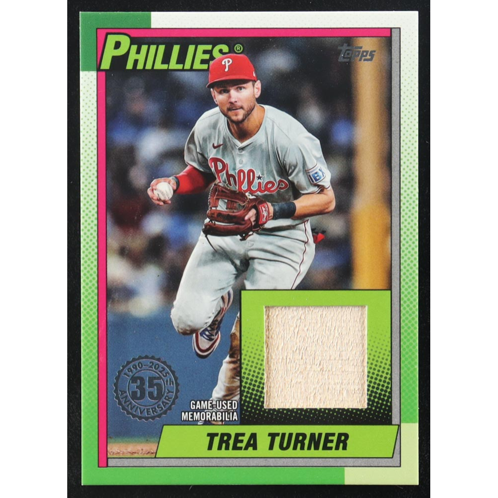 Trea Turner 2025 Topps '90 Topps Relics #T90RTT at PristineAuction.com