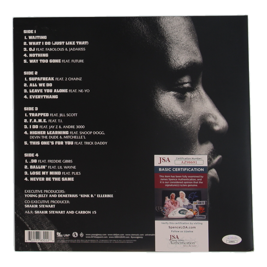 Young Jeezy Signed "TM:103 Hustlerz Ambition" Vinyl Record Album (JSA) at PristineAuction.com Young Jeezy Signed "TM:103 Hustlerz Ambition" Vinyl Record Album (JSA) at PristineAuction.com