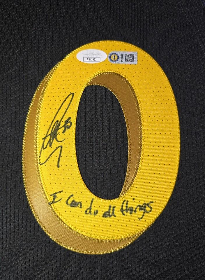 Stephen Curry Signed Warriors Custom Framed LED Jersey Display Inscribed "I Can Do All Things" with (2) PSA 10 Cards (JSA) at PristineAuction.com Stephen Curry Signed Warriors Custom Framed LED Jersey Display Inscribed "I Can Do All Things" with (2) PSA 10 Cards (JSA) at PristineAuction.com