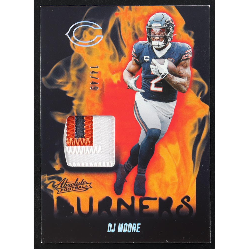 DJ Moore 2024 Absolute Burners Materials #ABDME #14/49 at PristineAuction.com