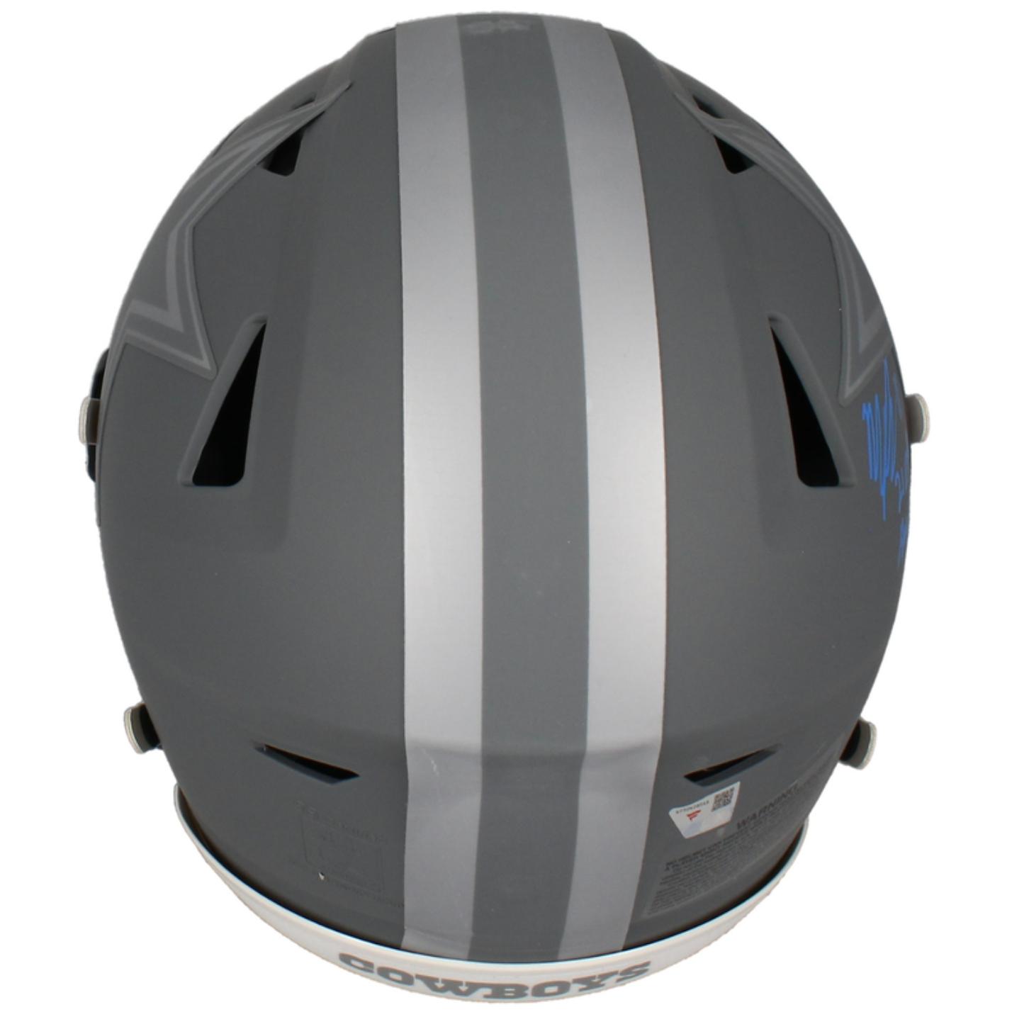 Micah Parsons Signed LE Cowboys Full-Size Authentic On-Field Slate Alternate Speedflex Helmet Inscribed "21 DROY" (Fanatics) at PristineAuction.com Micah Parsons Signed LE Cowboys Full-Size Authentic On-Field Slate Alternate Speedflex Helmet Inscribed "21 DROY" (Fanatics) at PristineAuction.com