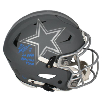 Micah Parsons Signed LE Cowboys Full-Size Authentic On-Field Slate Alternate Speedflex Helmet Inscribed "21 DROY" (Fanatics) at PristineAuction.com