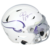 Justin Jefferson Signed Vikings Full-Size Authentic On-Field Alternate Speedflex Helmet (Beckett) at PristineAuction.com
