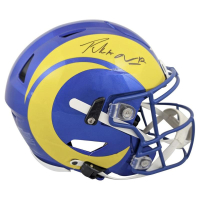 Puka Nacua Signed Rams Full-Size Authentic On-Field Speedflex Helmet (Fanatics) at PristineAuction.com