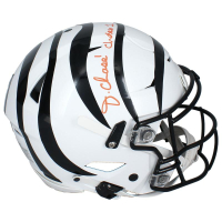 Ja'Marr Chase Signed Bengals Full-Size Authentic On-Field Alternate Speedflex Helmet Inscribed "Chosen 1" (Beckett) at PristineAuction.com