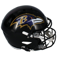 Zay Flowers Signed Ravens Full-Size Authentic On-Field Speedflex Helmet (Beckett) at PristineAuction.com