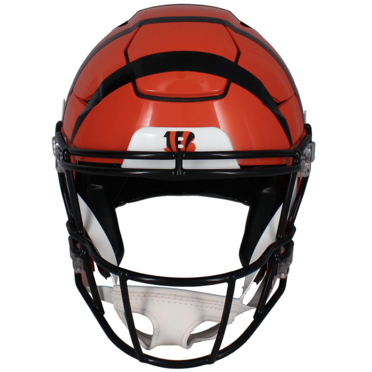 Ja'Marr Chase Signed Bengals Full-Size Authentic On-Field Speedflex Helmet Inscribed "Chosen 1" (Beckett) at PristineAuction.com Ja'Marr Chase Signed Bengals Full-Size Authentic On-Field Speedflex Helmet Inscribed "Chosen 1" (Beckett) at PristineAuction.com