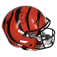 Ja'Marr Chase Signed Bengals Full-Size Authentic On-Field Speedflex Helmet Inscribed "Chosen 1" (Beckett) at PristineAuction.com