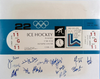 Team USA "Miracle on Ice" 16x20 Photo Team-Signed By (13) with Herb Brooks, John Harrington, Jim Craig, Ken Morrow (JSA) at PristineAuction.com