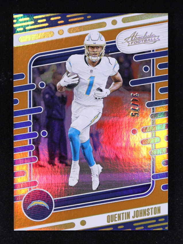 Quentin Johnston 2024 Absolute Spectrum Orange #60 #34/75 at PristineAuction.com Quentin Johnston 2024 Absolute Spectrum Orange #60 #34/75 at PristineAuction.com