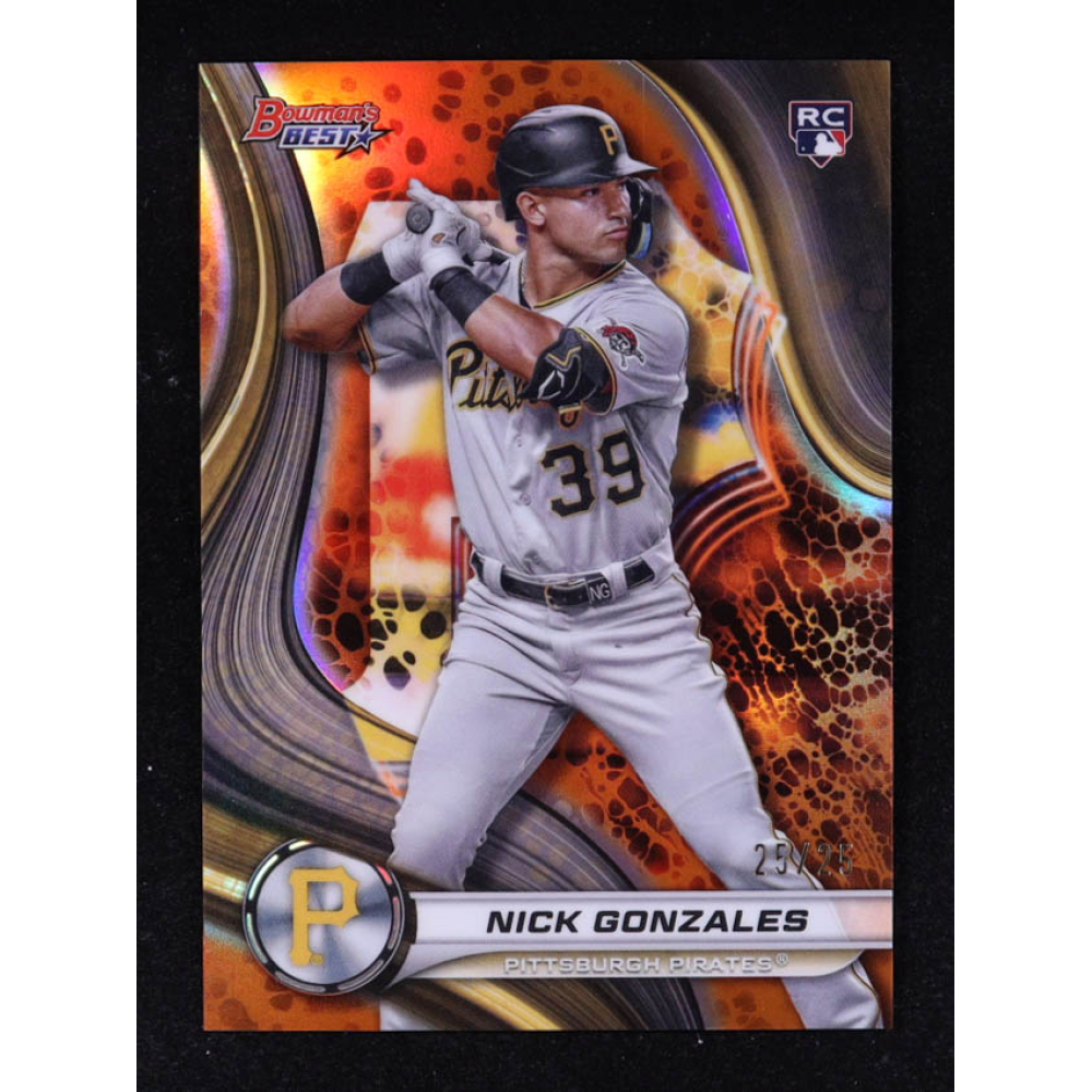 Nick Gonzales 2024 Bowman's Best Orange Refractors #52 #25/25 RC at PristineAuction.com