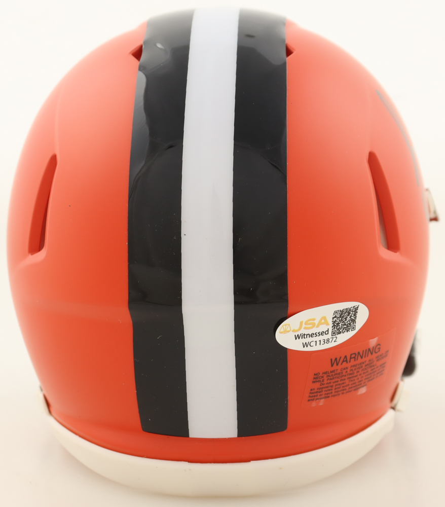 Bob Golic Signed Browns Speed Mini Helmet (JSA) at PristineAuction.com Bob Golic Signed Browns Speed Mini Helmet (JSA) at PristineAuction.com