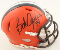 Bob Golic Signed Browns Speed Mini Helmet (JSA) at PristineAuction.com
