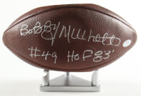 Bobby Mitchell Signed NFL Football with All-Wood Display Stand Inscribed "HOF 83" (PSA) at PristineAuction.com