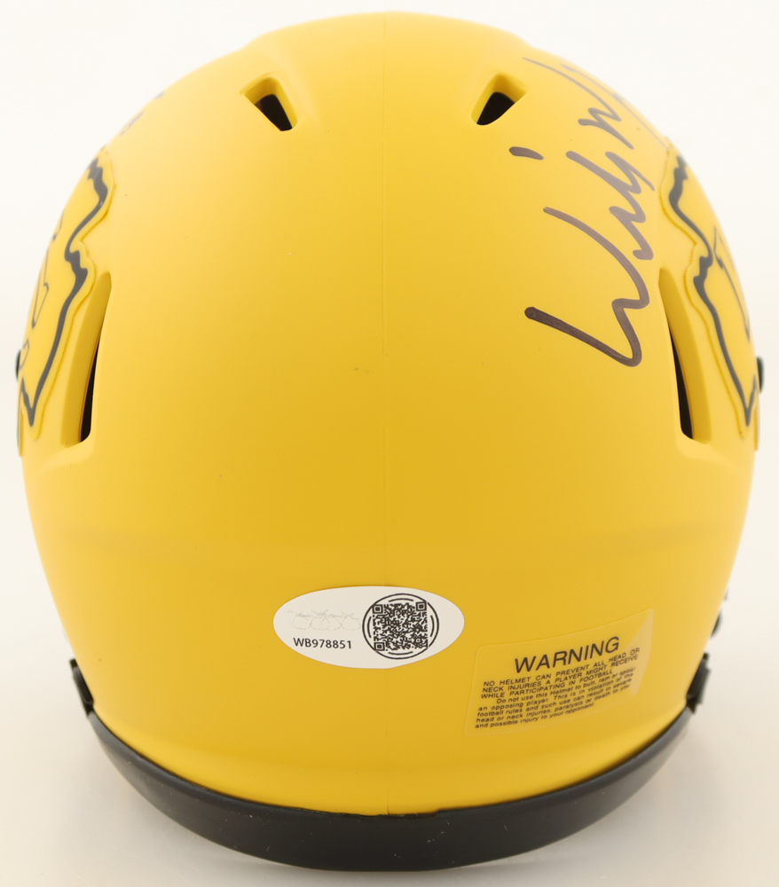 Willie Roaf & Emmitt Thomas Signed Chiefs Rave Alternate Speed Mini Helmet Inscribed "HOF 2012" & "HOF 08" (JSA) at PristineAuction.com Willie Roaf & Emmitt Thomas Signed Chiefs Rave Alternate Speed Mini Helmet Inscribed "HOF 2012" & "HOF 08" (JSA) at PristineAuction.com