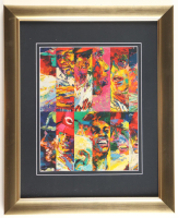 LeRoy Neiman "Baseball's Greats" Custom Framed Art Print Display at PristineAuction.com