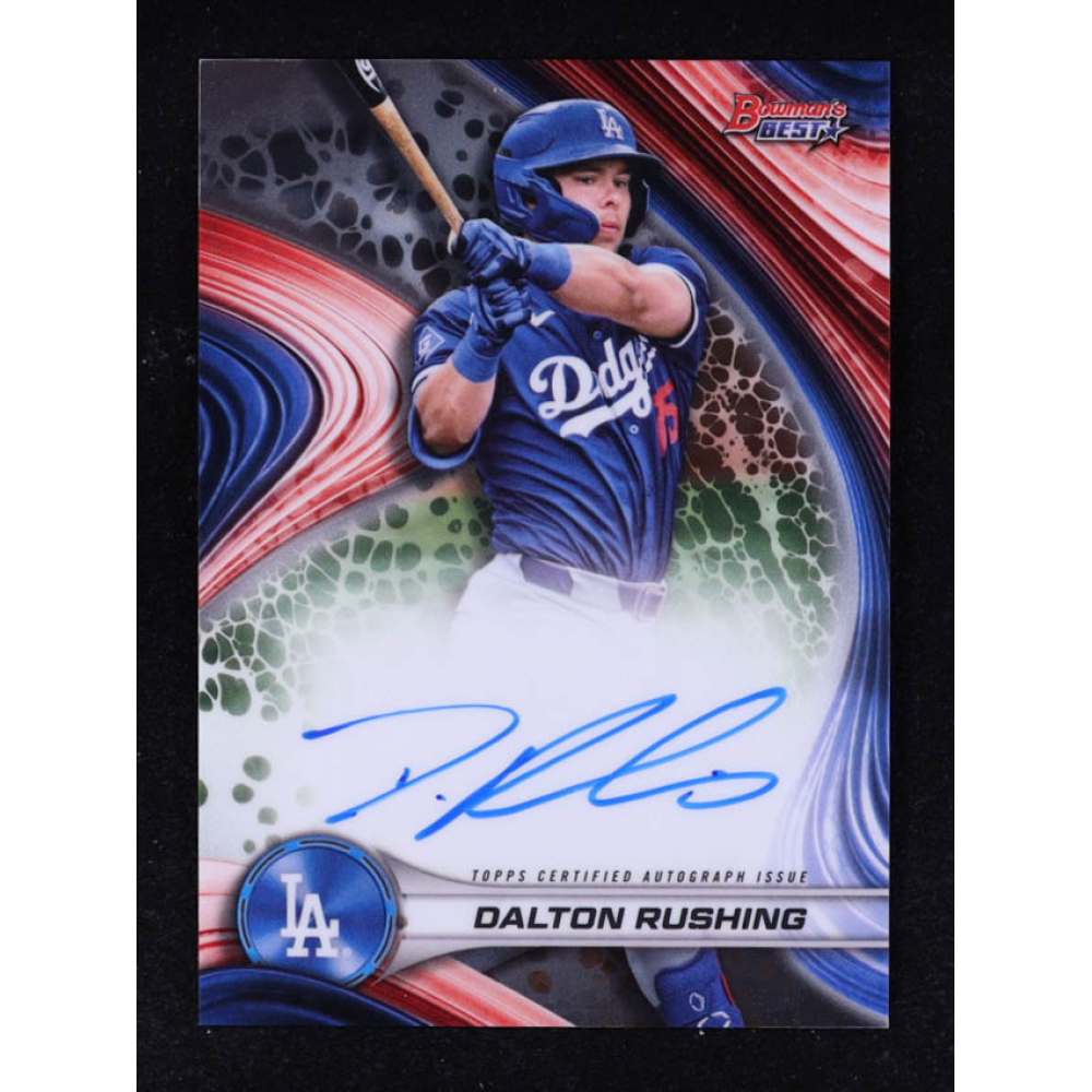 Dalton Rushing 2024 Bowman's Best Best of '24 Autographs #B24DR RC at PristineAuction.com