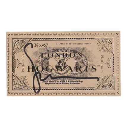 Gary Oldman Signed "Harry Potter" Replica Train Ticket (SWAU) at PristineAuction.com Gary Oldman Signed "Harry Potter" Replica Train Ticket (SWAU) at PristineAuction.com