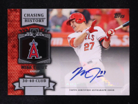 Mike Trout 2013 Topps Chasing History Autographs #MIT at PristineAuction.com