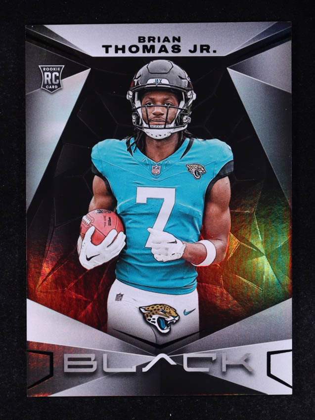 Brian Thomas Jr. 2024 Panini Black #113 RC at PristineAuction.com Brian Thomas Jr. 2024 Panini Black #113 RC at PristineAuction.com