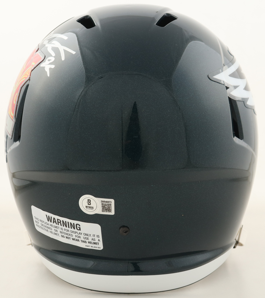 Jalen Carter Signed Eagles / Super Bowl LIX Champions Logo Full-Size Speed Helmet (Beckett) at PristineAuction.com Jalen Carter Signed Eagles / Super Bowl LIX Champions Logo Full-Size Speed Helmet (Beckett) at PristineAuction.com