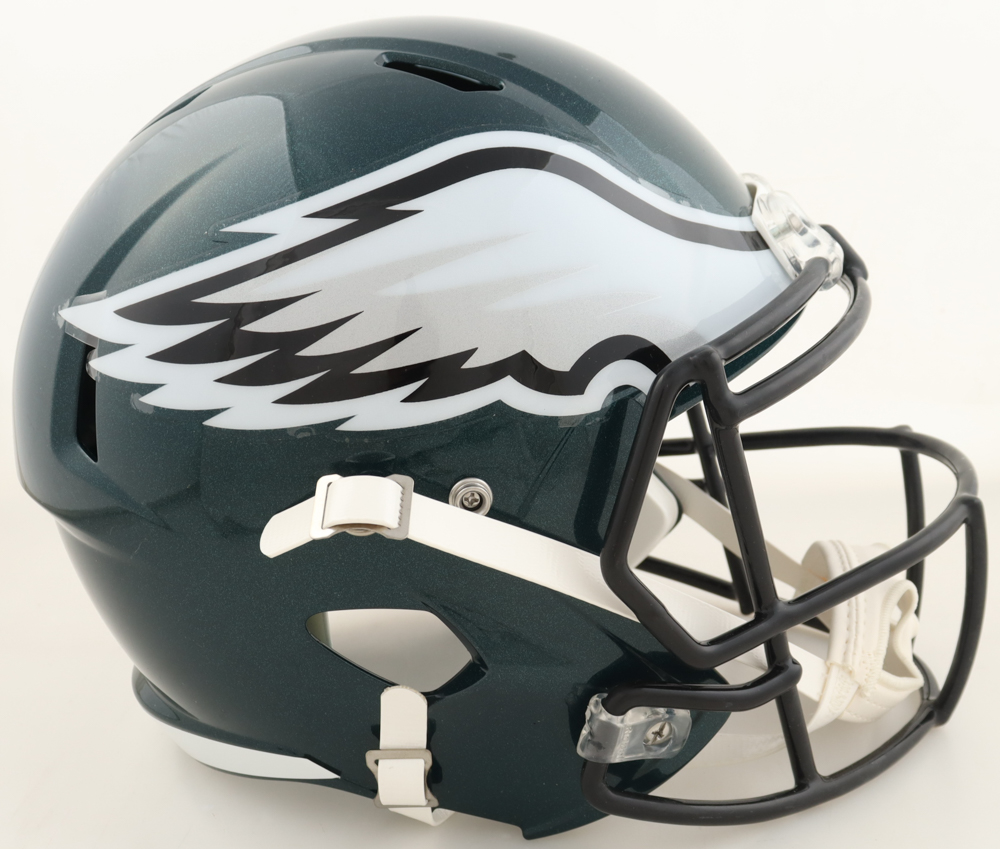 Jalen Carter Signed Eagles / Super Bowl LIX Champions Logo Full-Size Speed Helmet (Beckett) at PristineAuction.com Jalen Carter Signed Eagles / Super Bowl LIX Champions Logo Full-Size Speed Helmet (Beckett) at PristineAuction.com